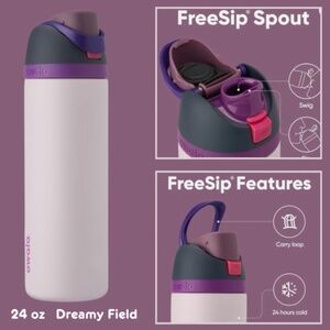 24 oz Authentic Owala- Dreamy Field